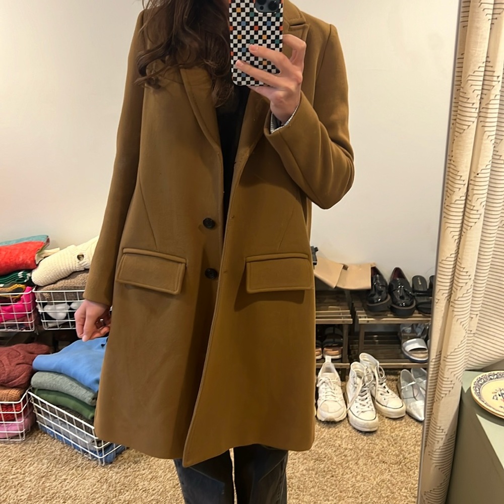 Madewell camel trench